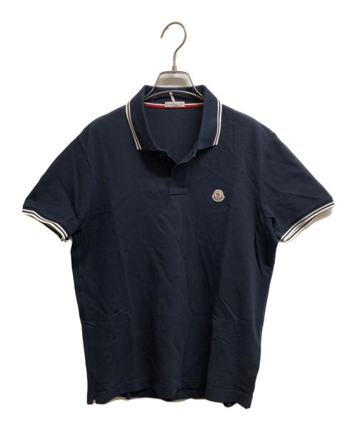 MONCLER（モンクレール）MONCLER (モンクレール) AGLIA POLO MANICA CORTA ネイビー サイズ:Mの古着・服飾アイテム