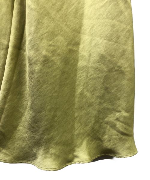 IENA（イエナ）IENA (イエナ) サテンバイヤススカート イエロー サイズ:34の古着・服飾アイテム