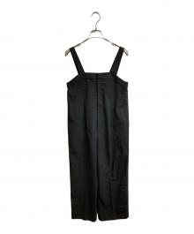 MACKINTOSH PHILOSOPHY（マッキントッシュ フィロソフィー）の古着「ストレッチツイルサロペット」｜ブラック