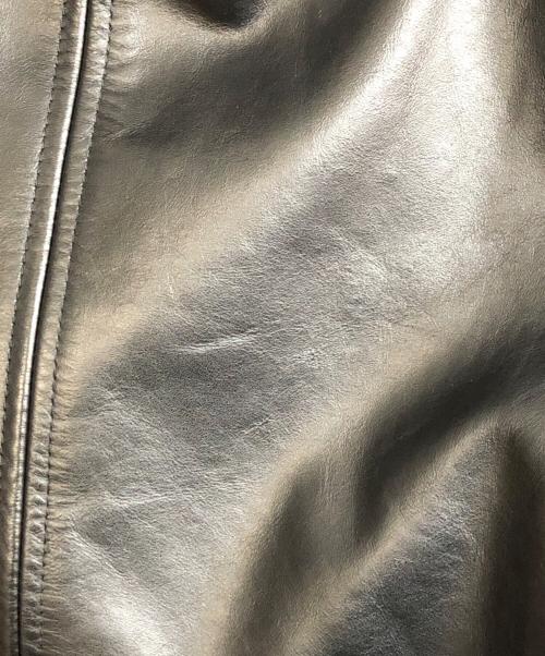 Liugoo Leathers（リューグーレザーズ）Liugoo Leathers (リューグーレザーズ) ホースレザージャケット ブラック サイズ:XLの古着・服飾アイテム