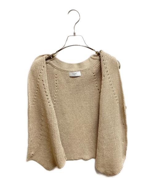 SLOBE IENA（スローブ イエナ）SLOBE IENA (スローブ イエナ) ニットジレ ベージュ サイズ:Fの古着・服飾アイテム