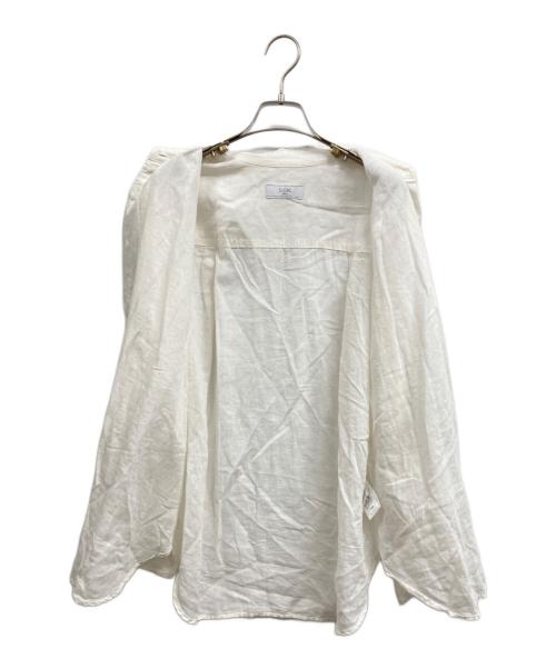 SLOBE IENA（スローブ イエナ）SLOBE IENA (スローブ イエナ) リネンコットンレギュラーシャツ ホワイト サイズ:不明の古着・服飾アイテム