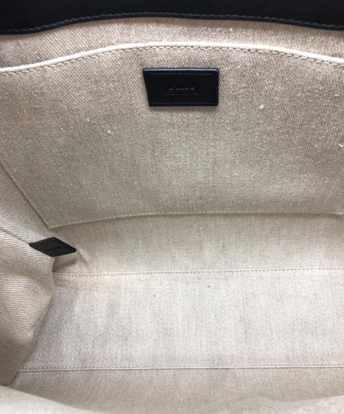 Chloe（クロエ）Chloe (クロエ) ウッディ ミディアム トートバッグ ブラックの古着・服飾アイテム