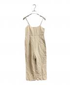 BALLSEYボールジィ）の古着「ウェーブドビー Iラインサロペット」｜ベージュ