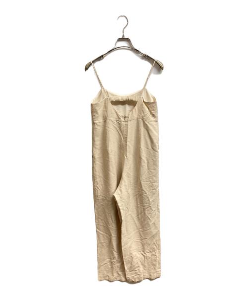 BALLSEY（ボールジィ）BALLSEY (ボールジィ) ウェーブドビー Iラインサロペット ベージュ サイズ:36の古着・服飾アイテム