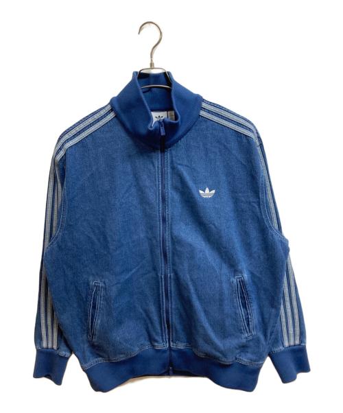 adidas（アディダス）adidas (アディダス) アディカラー デニム ファイヤーバード トラックトップ インディゴ サイズ:3XLの古着・服飾アイテム