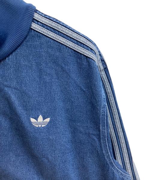 adidas（アディダス）adidas (アディダス) アディカラー デニム ファイヤーバード トラックトップ インディゴ サイズ:3XLの古着・服飾アイテム