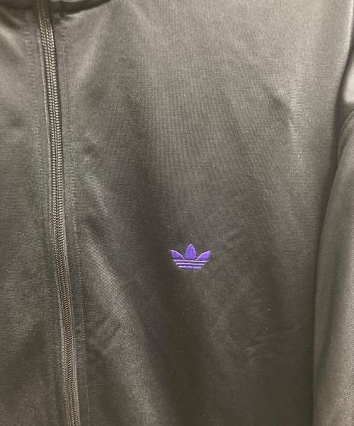 adidas（アディダス）adidas (アディダス) BECKENBAUER TRACKTOP ブラック×パープル サイズ:XLの古着・服飾アイテム