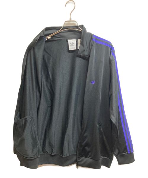 adidas（アディダス）adidas (アディダス) BECKENBAUER TRACKTOP ブラック×パープル サイズ:XLの古着・服飾アイテム