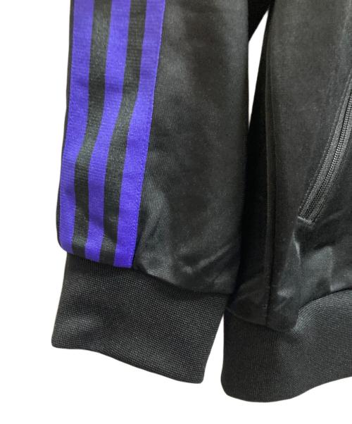 adidas（アディダス）adidas (アディダス) BECKENBAUER TRACKTOP ブラック×パープル サイズ:XLの古着・服飾アイテム