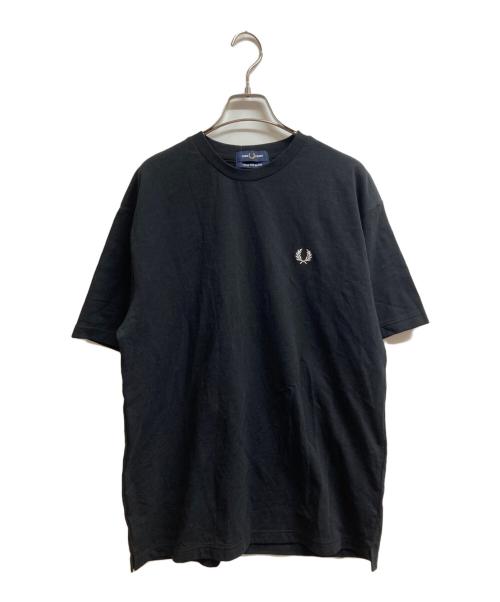 FRED PERRY（フレッドペリー）FRED PERRY (フレッドペリー) ロゴ刺繍Tシャツ ブラック サイズ:L 未使用品の古着・服飾アイテム