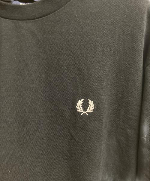 FRED PERRY（フレッドペリー）FRED PERRY (フレッドペリー) ロゴ刺繍Tシャツ ブラック サイズ:L 未使用品の古着・服飾アイテム