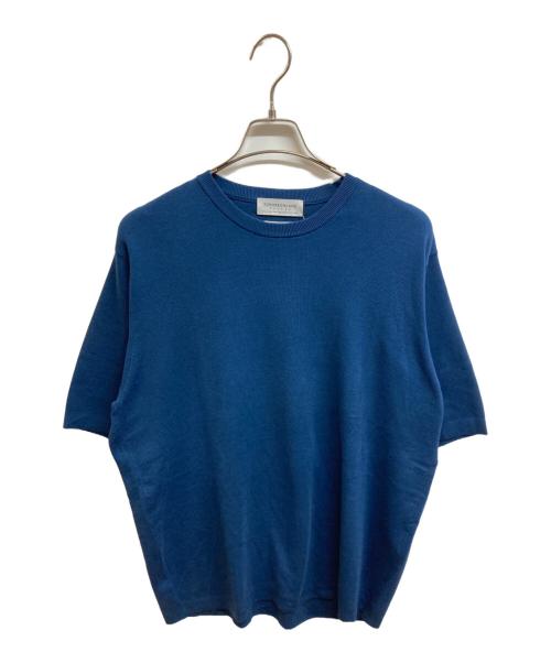 TOMORROW LAND tricot（トゥモローランド トリコ）TOMORROW LAND tricot (トゥモローランド トリコ) シーアイランドコットン クルーネックプルオーバー ブルー サイズ:M 未使用品の古着・服飾アイテム