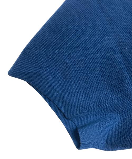 TOMORROW LAND tricot（トゥモローランド トリコ）TOMORROW LAND tricot (トゥモローランド トリコ) シーアイランドコットン クルーネックプルオーバー ブルー サイズ:M 未使用品の古着・服飾アイテム