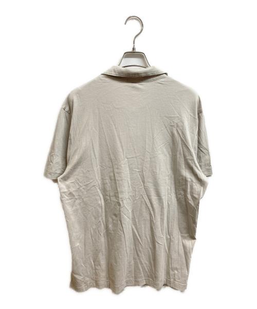 JAMES PERSE（ジェームスパース）JAMES PERSE (ジェームスパース) コットンジャージー ポロシャツ ベージュ サイズ:3 未使用品の古着・服飾アイテム