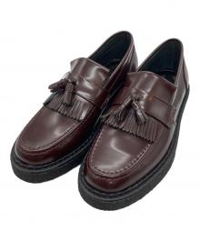 FRED PERRY×GEORGE COX（フレッドペリー×ジョージコックス）の古着「Tassel Loafer Leather」｜ブラウン