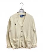 POLO RALPH LAUREN×BEAMSポロ・ラルフローレン×ビームス）の古着「BEAMS LIMITED EDITION 別注 Vネック ミドルゲージ コットン ニットカーディガン」｜ベージュ