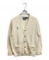 POLO RALPH LAUREN（ポロ・ラルフローレン）の古着「BEAMS LIMITED EDITION 別注 Vネック ミドルゲージ コットン ニットカーディガン」｜ベージュ