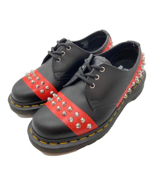 Dr.Martens（ドクターマーチン）Dr.Martens (ドクターマーチン) STUD 3ホールシューズ スタッズ ブラック サイズ:UK3の古着・服飾アイテム