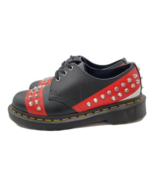 Dr.Martens（ドクターマーチン）Dr.Martens (ドクターマーチン) STUD 3ホールシューズ スタッズ ブラック サイズ:UK3の古着・服飾アイテム