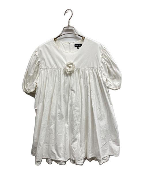 Sister Jane（シスタージェーン）Sister Jane (シスタージェーン) 半袖ワンピース ホワイト サイズ:XSの古着・服飾アイテム