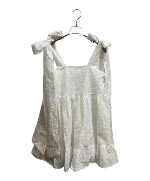 Sister Jane（シスタージェーン）Sister Jane (シスタージェーン) ノースリーブ・キャミソールワンピース ホワイト サイズ:XSの古着・服飾アイテム