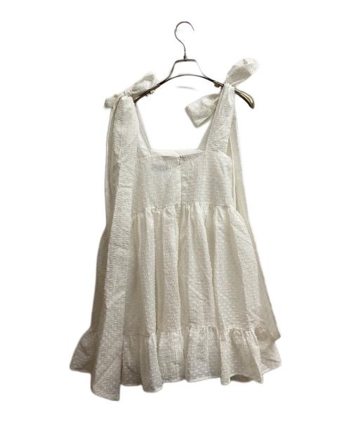 Sister Jane（シスタージェーン）Sister Jane (シスタージェーン) ノースリーブ・キャミソールワンピース ホワイト サイズ:XSの古着・服飾アイテム