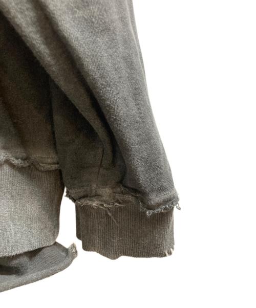 MAISON SPECIAL（メゾンスペシャル）MAISON SPECIAL (メゾンスペシャル) Embroidery Over-Dye Sweat グレー サイズ:02の古着・服飾アイテム