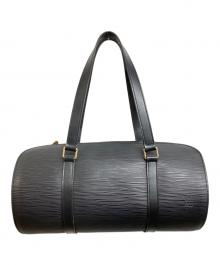 LOUIS VUITTON（ルイ ヴィトン）の古着「スフロ ハンドバッグ レザー ノワール」｜ブラック