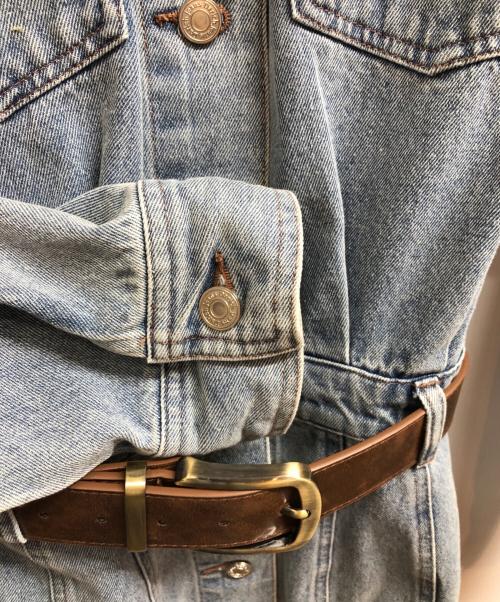 darich（ダーリッチ）Darich (ダーリッチ) ボリュームデニムミニワンピース インディゴ サイズ:FREEの古着・服飾アイテム