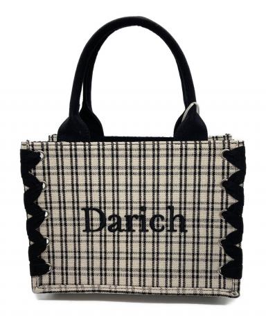 Darich ノベルティ チェックミニトートバッグ ハンドバッグ ダーリッチ Darich ダーリッチ ノベルティ チェックミニトートバッグ - メルカリ