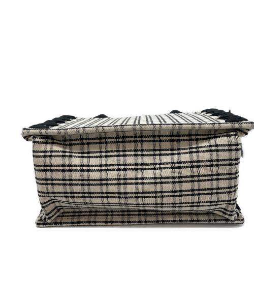 darich（ダーリッチ）Darich (ダーリッチ) チェックミニトートバッグ ブラック 未使用品の古着・服飾アイテム