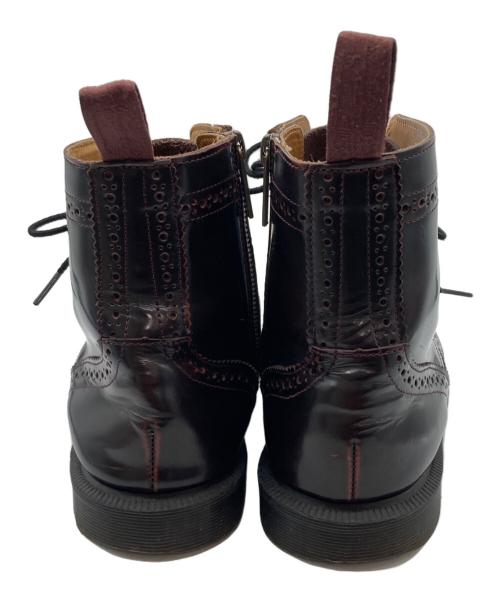 Dr.Martens（ドクターマーチン）Dr.Martens (ドクターマーチン) DELPHINE  8ホール ブローグ ブーツ ブラック サイズ:UK6の古着・服飾アイテム