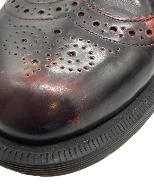 Dr.Martens（ドクターマーチン）Dr.Martens (ドクターマーチン) DELPHINE  8ホール ブローグ ブーツ ブラック サイズ:UK6の古着・服飾アイテム