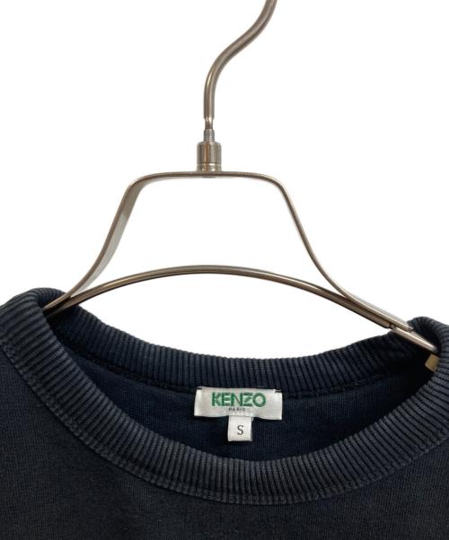 KENZO（ケンゾー）KENZO (ケンゾー) ナイロン切替ロゴスウェット ブラック サイズ:Sの古着・服飾アイテム