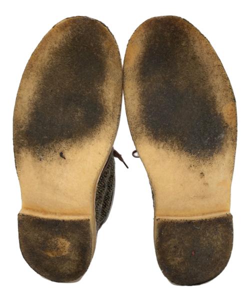CLARKS（クラークス）CLARKS (クラークス) ツイードデザートブーツ ブラウン サイズ:UK9の古着・服飾アイテム