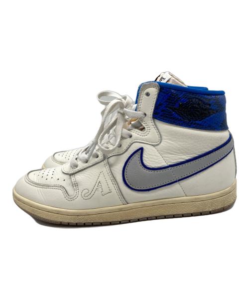 NIKE（ナイキ）NIKE (ナイキ) AWAKE (アウェイク) Jordan BRAND Air Ship PE SP SAIL/BLACK-Game Royal Men's-MTLC PLATINUM ブルー×ホワイト サイズ:8.5の古着・服飾アイテム