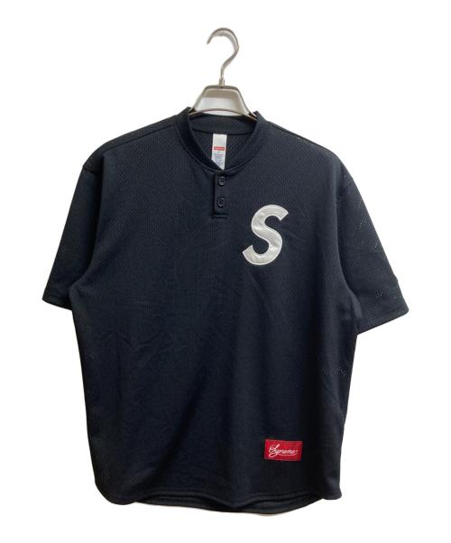SUPREME（シュプリーム）Supreme (シュプリーム) 25SS Logo Baseball Henley ブラック サイズ:Mの古着・服飾アイテム