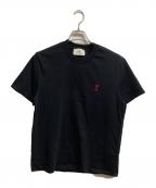 AMI Alexandre Mattiussiアミアレクサンドルマテュッシ）の古着「Ami De Coeur Tシャツ」｜ブラック