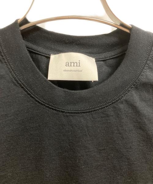 AMI Alexandre Mattiussi（アミアレクサンドルマテュッシ）AMI Alexandre Mattiussi (アミアレクサンドルマテュッシ) Ami De Coeur Tシャツ ブラック サイズ:Mの古着・服飾アイテム