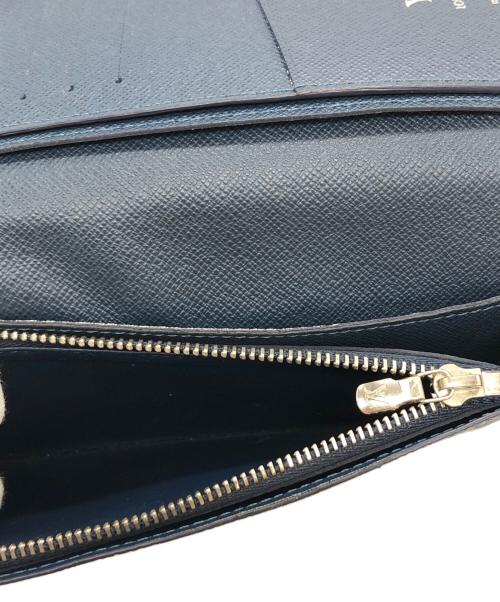 LOUIS VUITTON（ルイ ヴィトン）LOUIS VUITTON (ルイ ヴィトン) ポルトフォイユ・ロン 長財布 ブルーの古着・服飾アイテム