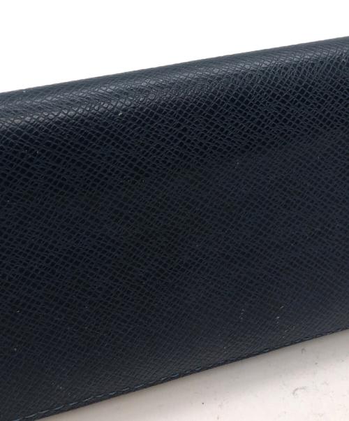 LOUIS VUITTON（ルイ ヴィトン）LOUIS VUITTON (ルイ ヴィトン) ポルトフォイユ・ロン 長財布 ブルーの古着・服飾アイテム