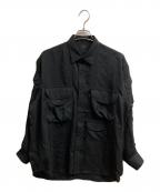 DAIWA PIER39ダイワ ピア39）の古着「TECH BOMBAY SAFARI SHIRTS」｜ブラック