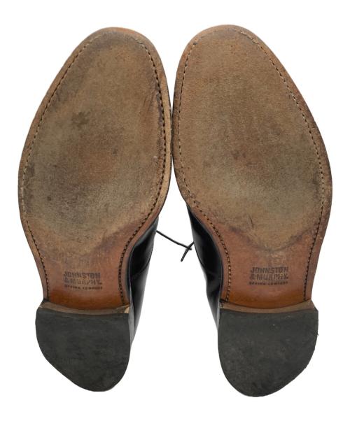 JOHNSTON&MURPHY（ジョンストン＆マーフィー）JOHNSTON&MURPHY (ジョンストン＆マーフィー) Melton Cap Toe ブラウン サイズ:10の古着・服飾アイテム