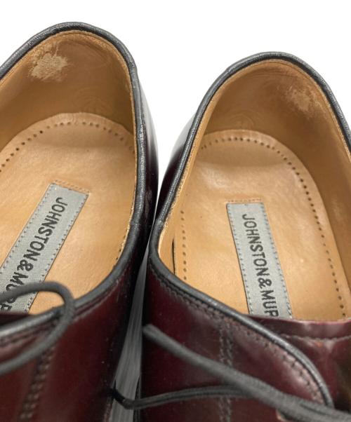 JOHNSTON&MURPHY（ジョンストン＆マーフィー）JOHNSTON&MURPHY (ジョンストン＆マーフィー) Melton Cap Toe ブラウン サイズ:10の古着・服飾アイテム