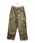 one piece of rockワンピースオブロック）の古着「ヘリンボーン ベイカーパンツ」｜ブラウン