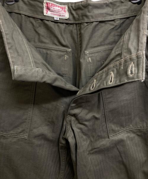 one piece of rock（ワンピースオブロック）one piece of rock (ワンピースオブロック) ヘリンボーン ベイカーパンツ ブラウン サイズ:28の古着・服飾アイテム