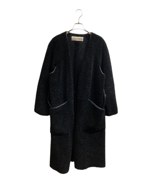 INSCRIRE（アンスクリア）INSCRIRE (アンスクリア) Fake Mouton Liner Coat ブラック サイズ:36の古着・服飾アイテム