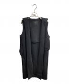 YORIヨリ）の古着「ベスト」｜ブラック