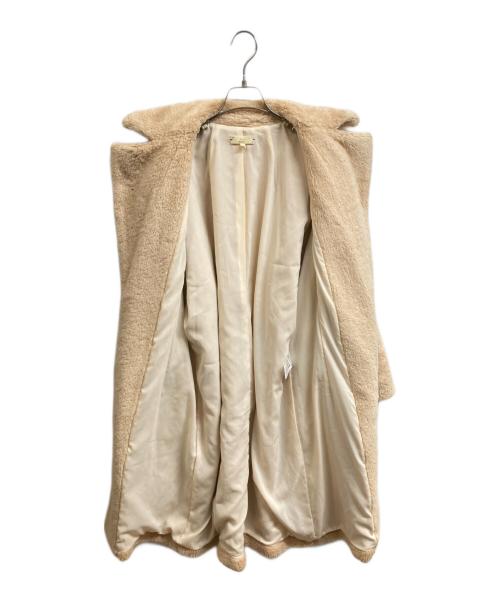 MW TOKYO（エムダブリュー トーキョー）MW TOKYO (エムダブリュー トーキョー) ボアコート ベージュ サイズ:38の古着・服飾アイテム